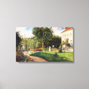 Garten der Les Mathurins in Pontoise von Pissarro Leinwanddruck