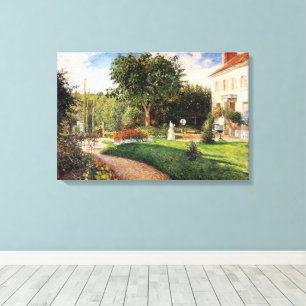 Garten der Les Mathurins in Pontoise von Pissarro Leinwanddruck