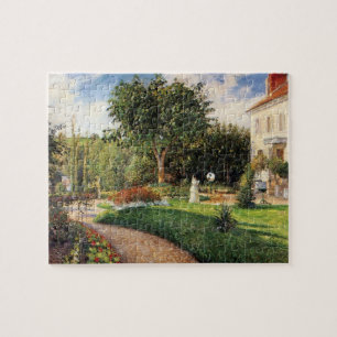 Garten der Les Mathurins in Pontoise von Pissarro Puzzle