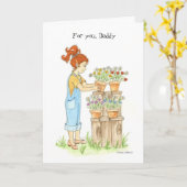 Garten der Liebe Geburtskarte Karte (Gelbe Blume)