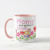 Garten der Liebe Mütter Tag Tasse (Links)