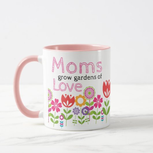 Garten der Liebe Mütter Tag Tasse (Links)