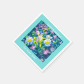 Garten der Liebe Wildblumen Geburtstag Napkins Serviette (Ecke)