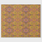 Garten der magischen Blume Bohemisch Arabesque Mus Geschenkpapier (Flach)