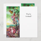 GARTEN DER MELISSA EINLADUNG (Vorne/Hinten)