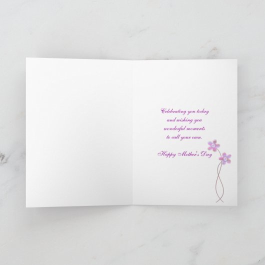 Garten der Mutter Tages Karte (Innenseite)