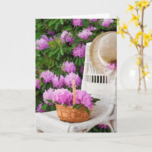 Garten der Mutter Tages Karte (Gelbe Blume)