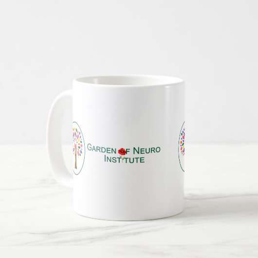 Garten der Neuro-Tasse Kaffeetasse (Vorderseite Links)