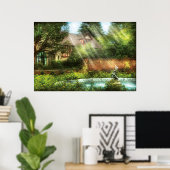 Garten - Der Pool der Hoffnungen Poster (Heimbüro)