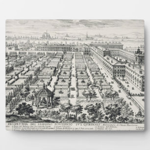 Gärten der Quirinale, von 'Li Giardini di Rom Fotoplatte