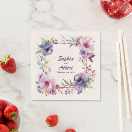 Garten der Romantik: Personalisierte Hochzeit von  Serviette