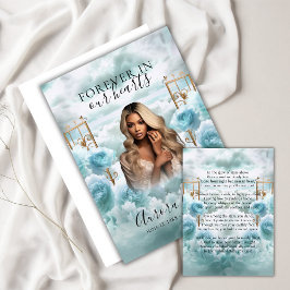 Garten der Rose - Gedenkkarte LIA004 Einladung