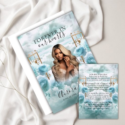 Garten der Rose - Gedenkkarte LIA004 Einladung