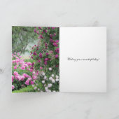 Garten der Rose Karte (Innenseite)