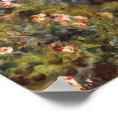 Garten der Rose, Renoir Poster (Ecke)