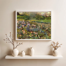 Garten der Rose, Renoir Poster