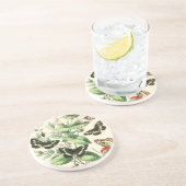 Garten der Schmetterlinge und Blume Getränkeuntersetzer (Seite)