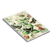 Garten der Schmetterlinge und Blume Notizblock (Rechte Seite)