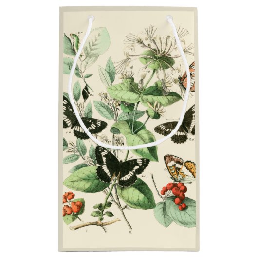 Garten der Schmetterlinge und der Blumen Kleine Geschenktüte (Rückseite)