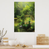 Garten - Der Tempel der Liebe Poster (Küche)