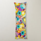 Garten der Träume - Natur Inspiriert Blumenmuseum Seitenschläferkissen (Rückseite (Vertikal))