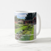 Gärten der Vanderbilt Mansion in Hyde Park NY Kaffeetasse (VorderseiteRechts)