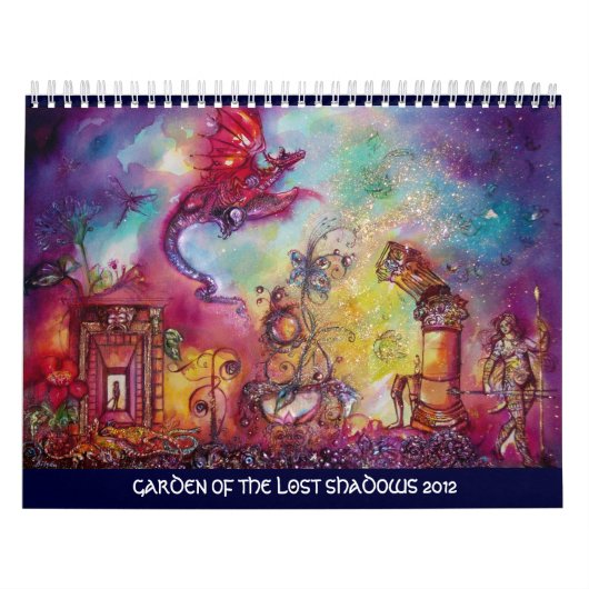 GARTEN DER VERLORENEN SCHADOWS -2012 ROTER DRAGON KALENDER (Titelbild)