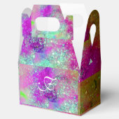 GARTEN DER VERLORENEN SCHADOWS BLAU LILA PINK FLOR GESCHENKSCHACHTEL (Geöffnet)