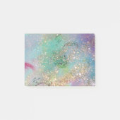 GARTEN DER VERLORENEN SCHADOWS BLAUE GOLD GLITZERN POST-IT KLEBEZETTEL (Vorderseite)