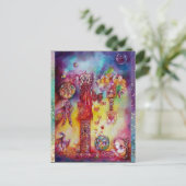 GARTEN DER VERLORENEN SCHADOWS-FAIRIEN, BUTTERFLIE EINLADUNGSPOSTKARTE (Stehend Vorderseite)