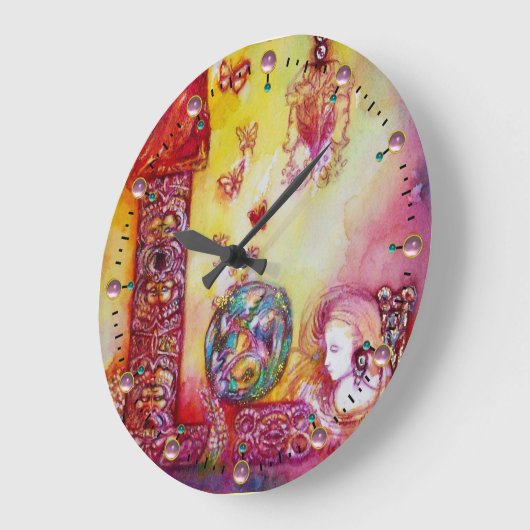 GARTEN DER VERLORENEN SCHADOWS-FAIRIEN UND BÜTTERF GROßE WANDUHR (Winkel)