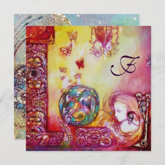 GARTEN DER VERLORENEN SCHADOWS FAIRY & BUTTERFLY M ANKÜNDIGUNG (Vorne/Hinten)