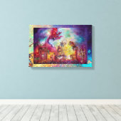 GARTEN DER VERLORENEN SCHADOWS FLIEGT ROTER DRAGON LEINWANDDRUCK (Insitu (Holzboden))