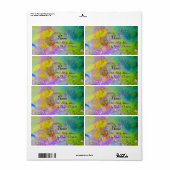 GARTEN DER VERLORENEN SCHADOWS , gelb grün lila (Vorne)