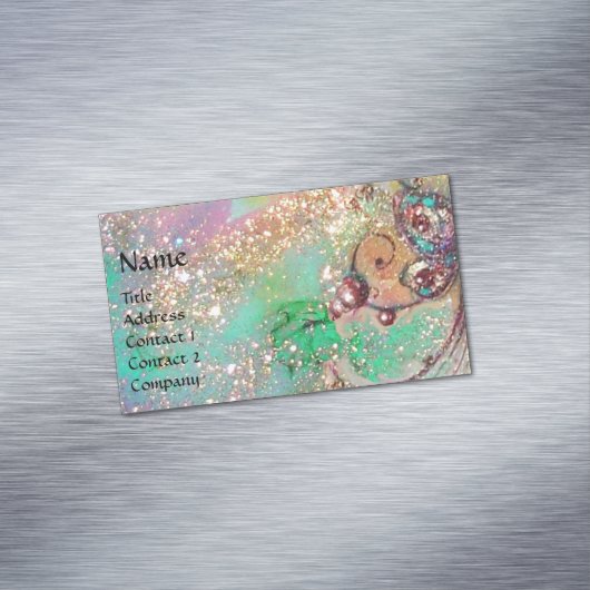 GARTEN DER VERLORENEN SCHADOWS MAGIC BUTTERFLY-PFL MAGNETISCHE VISITENKARTE (Beispiel)