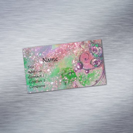 GARTEN DER VERLORENEN SCHADOWS MAGIC BUTTERFLY-PFL MAGNETISCHE VISITENKARTE (Beispiel)