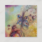 GARTEN DER VERLORENEN SCHADOWS MAGIC BUTTERFLY-PFL QUADRATISCHE VISITENKARTE (Rückseite)