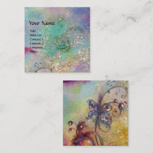 GARTEN DER VERLORENEN SCHADOWS MAGIC BUTTERFLY-PFL QUADRATISCHE VISITENKARTE