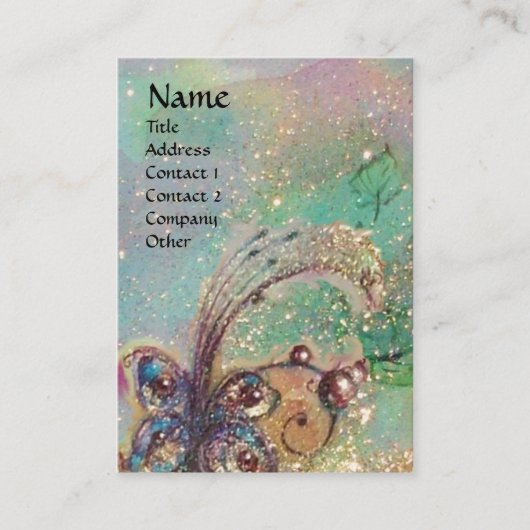 GARTEN DER VERLORENEN SCHADOWS MAGIC BUTTERFLY-PFL VISITENKARTE (Vorderseite)