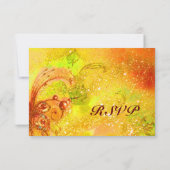 GARTEN DER VERLORENEN SCHADOWS / MAGIC BUTTERFLY U RSVP KARTE (Rückseite)