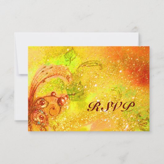 GARTEN DER VERLORENEN SCHADOWS / MAGIC BUTTERFLY U RSVP KARTE (Rückseite)