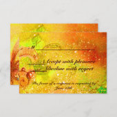 GARTEN DER VERLORENEN SCHADOWS / MAGIC BUTTERFLY U RSVP KARTE (Vorne/Hinten)