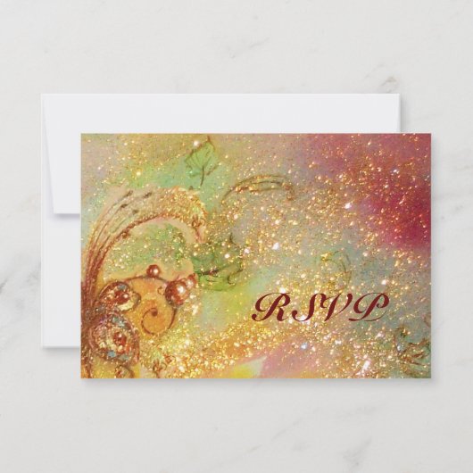 GARTEN DER VERLORENEN SCHADOWS / MAGIC BUTTERFLY U RSVP KARTE (Rückseite)