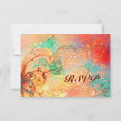 GARTEN DER VERLORENEN SCHADOWS / MAGIC BUTTERFLY U RSVP KARTE (Rückseite)