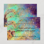 GARTEN DER VERLORENEN SCHADOWS / MAGIC BUTTERFLY U RSVP KARTE (Vorne/Hinten)