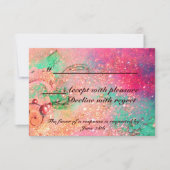 GARTEN DER VERLORENEN SCHADOWS / MAGIC BUTTERFLY U RSVP KARTE (Vorderseite)