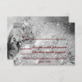 GARTEN DER VERLORENEN SCHADOWS / MAGIC BUTTERFLY U RSVP KARTE (Vorne/Hinten)