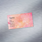 GARTEN DER VERLORENEN SCHADOWS MAGIC GOLD GLITZERN MAGNETISCHE VISITENKARTE (Beispiel)