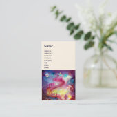 GARTEN DER VERLORENEN SCHADOWS / MAGIC TREPPEN ros Visitenkarte (Stehend Vorderseite)