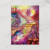 GARTEN DER VERLORENEN SCHADOWS / MAGIC TREPPEN ros Visitenkarte (Rückseite)